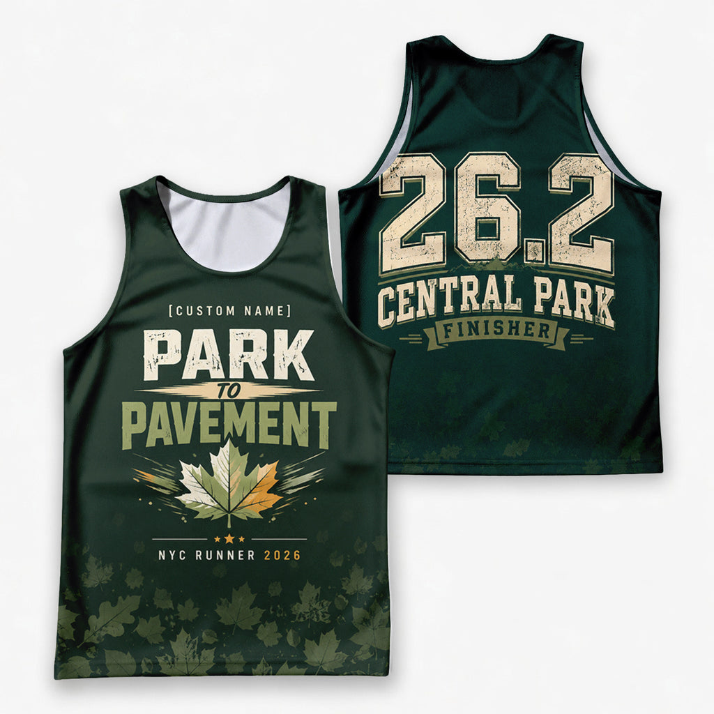 Central Park Greenery The NYC Race Day Running Tank Top