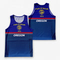 Patriotic Tech Running Tank Top - Oregon State Pride Running Singlet