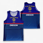 Patriotic Tech Running Tank Top - Oregon State Pride Running Singlet
