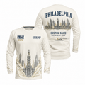 Custom Name Philly Architectural Finisher Running Long Sleeve Shirt