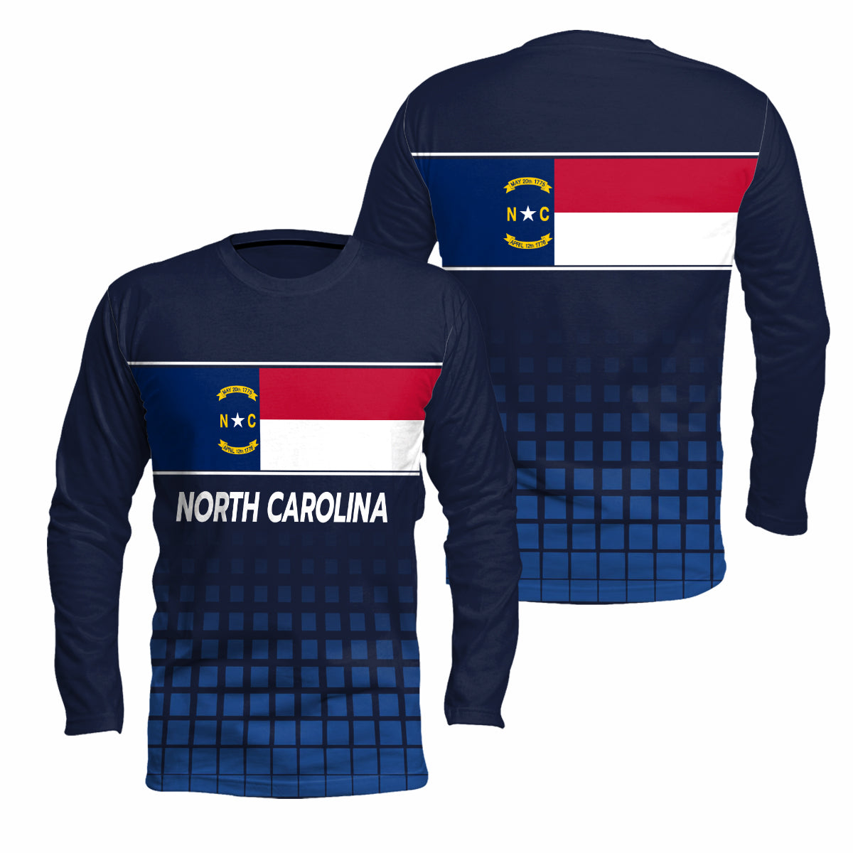 North Carolina State Pride Long Sleeve Running T-Shirt