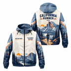 Custom Name Yosemite California Runner Running Windbreaker Jacket