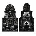 Don't Spot Me I'm Trying To Die Men's Workout Hooded Tank Top