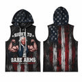 Right To Bare Arms Men's Workout Hooded Tank Top