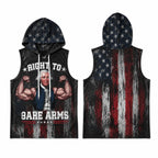 Right To Bare Arms Men's Workout Hooded Tank Top