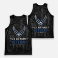 Veteran Running Tank Top - US Air Force Veteran V2 Tech Singlet