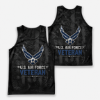 Veteran Running Tank Top - US Air Force Veteran V2 Tech Singlet