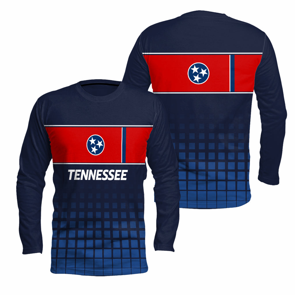 Tennessee State Pride Long Sleeve Running T-Shirt
