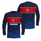Tennessee State Pride Long Sleeve Running T-Shirt