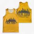 Taxi Yellow Cityscape New York Running Tank Top