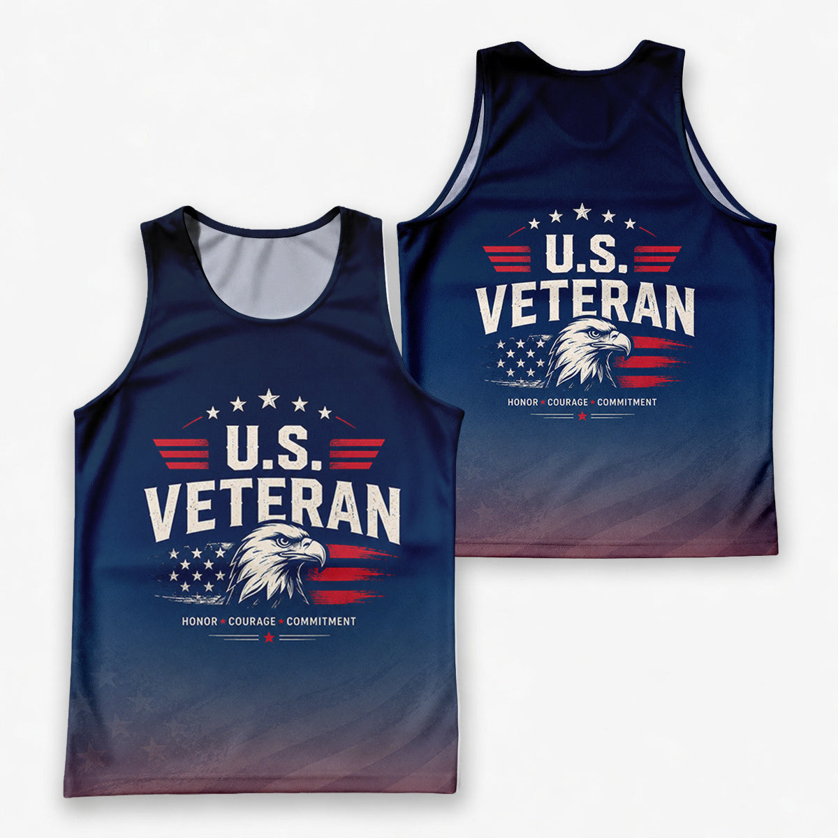 Veteran Tech Running Tank Top - U.S. Eagle Running Singlet