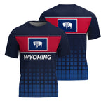 Wyoming State Pride Tech Running T-Shirt