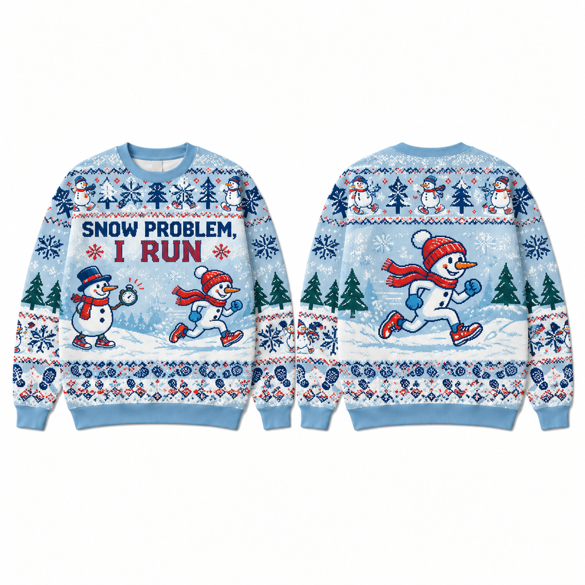 Snow Problem I Run Sweater