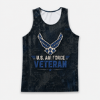 Veteran Running Tank Top - US Air Force Veteran Tech Singlet