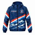 Custom Name Coast Guard Guardian Runner Running Windbreaker Jacket
