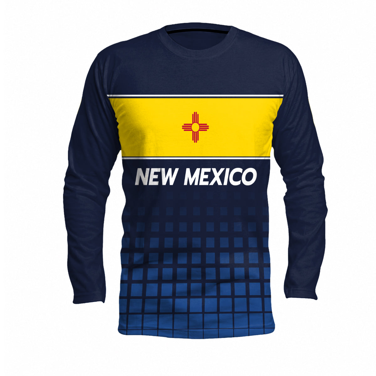 New Mexico State Pride Long Sleeve Running T-Shirt