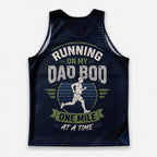 Funny Dad Running Tank Top Run On Dad Bod Tech Singlet