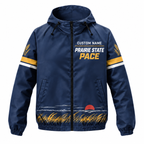 Custom Name Prairie State Pace Illinois Running Windbreaker Jacket