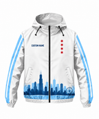 Custom Name Chicago Four Star Runner Running Windbreaker Jacket