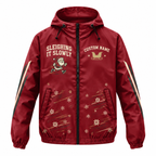 Custom Name Sleighing It Slowly Running Windbreaker Jacket