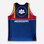 Patriotic Tech Running Tank Top - Mississippi State Pride Running Singlet