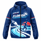 Custom Name Florida Freedom Miles Florida Running Windbreaker Jacket