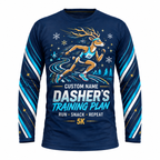 Custom Name Dasher’s Training Plan Running Long Sleeve Shirt