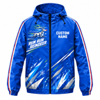Custom Name Run Run Reindeer Running Windbreaker Jacket