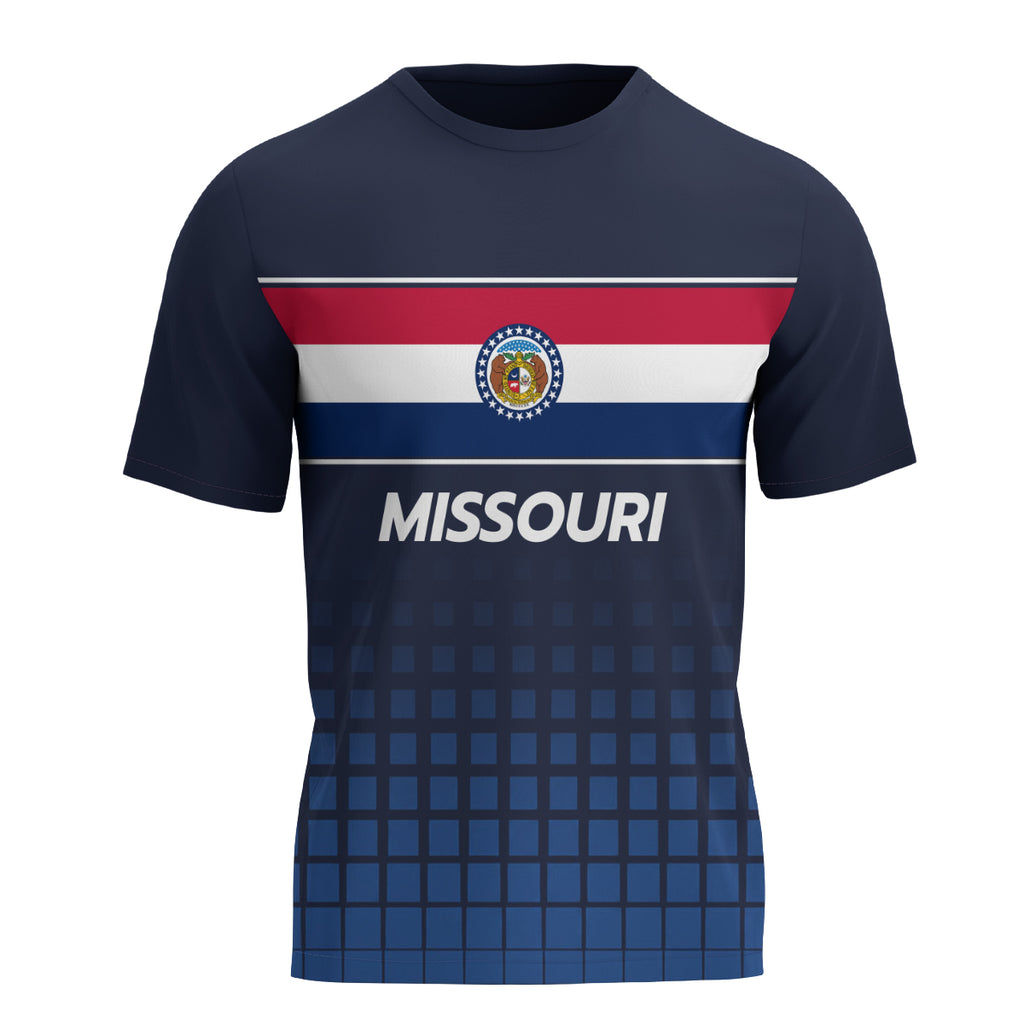 Missouri State Pride Tech Running T-Shirt