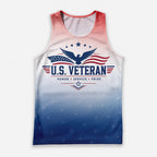 Veteran Tech Running Tank Top - Honor Service Running Singlet