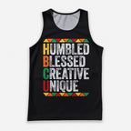 HBCU Running Tank Top Humbled Blessed Running Singlet for Men and Women
