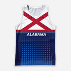 Patriotic Tech Running Tank Top - Alabama State Pride Running Singlet