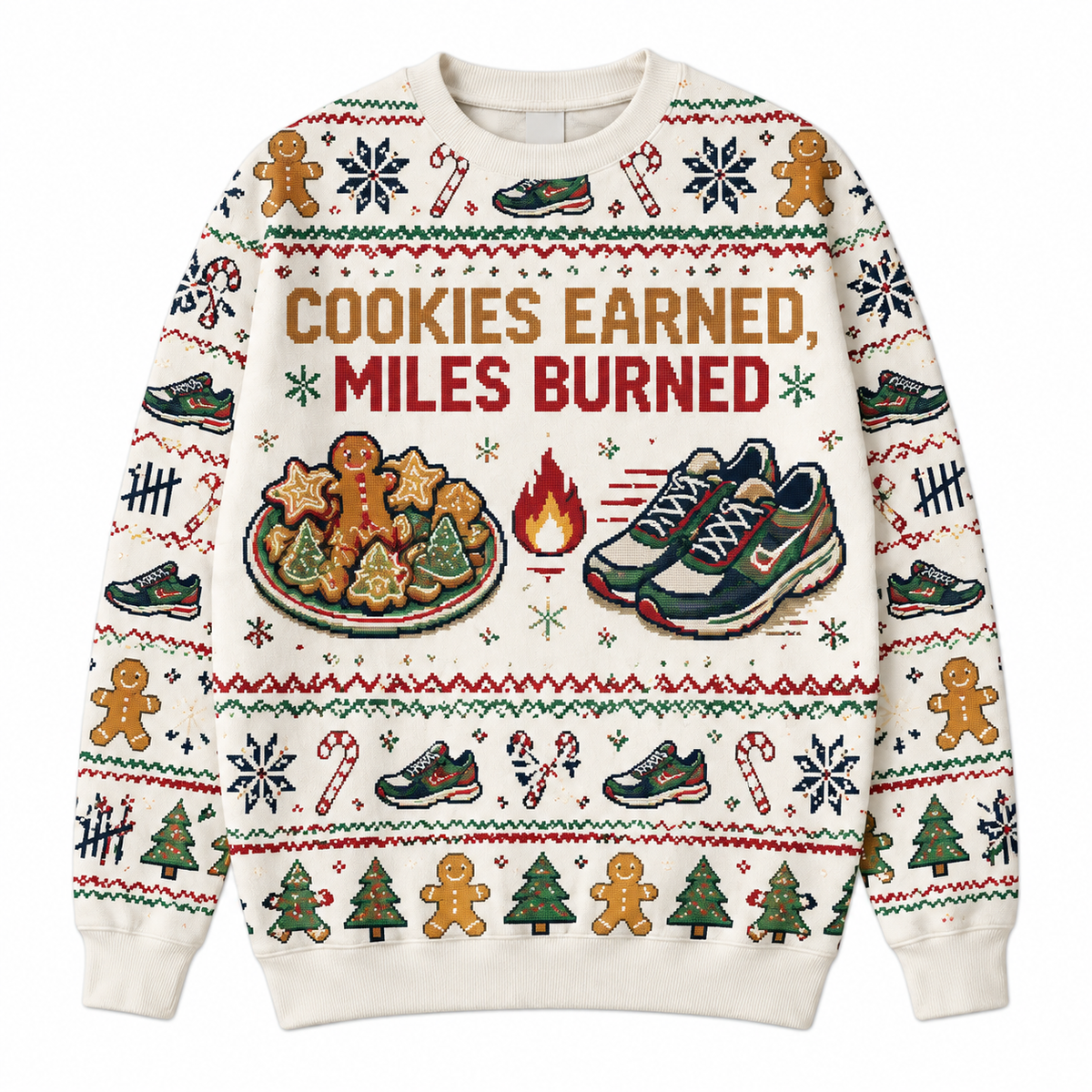 Cookies Earned Miles Burned Sweater