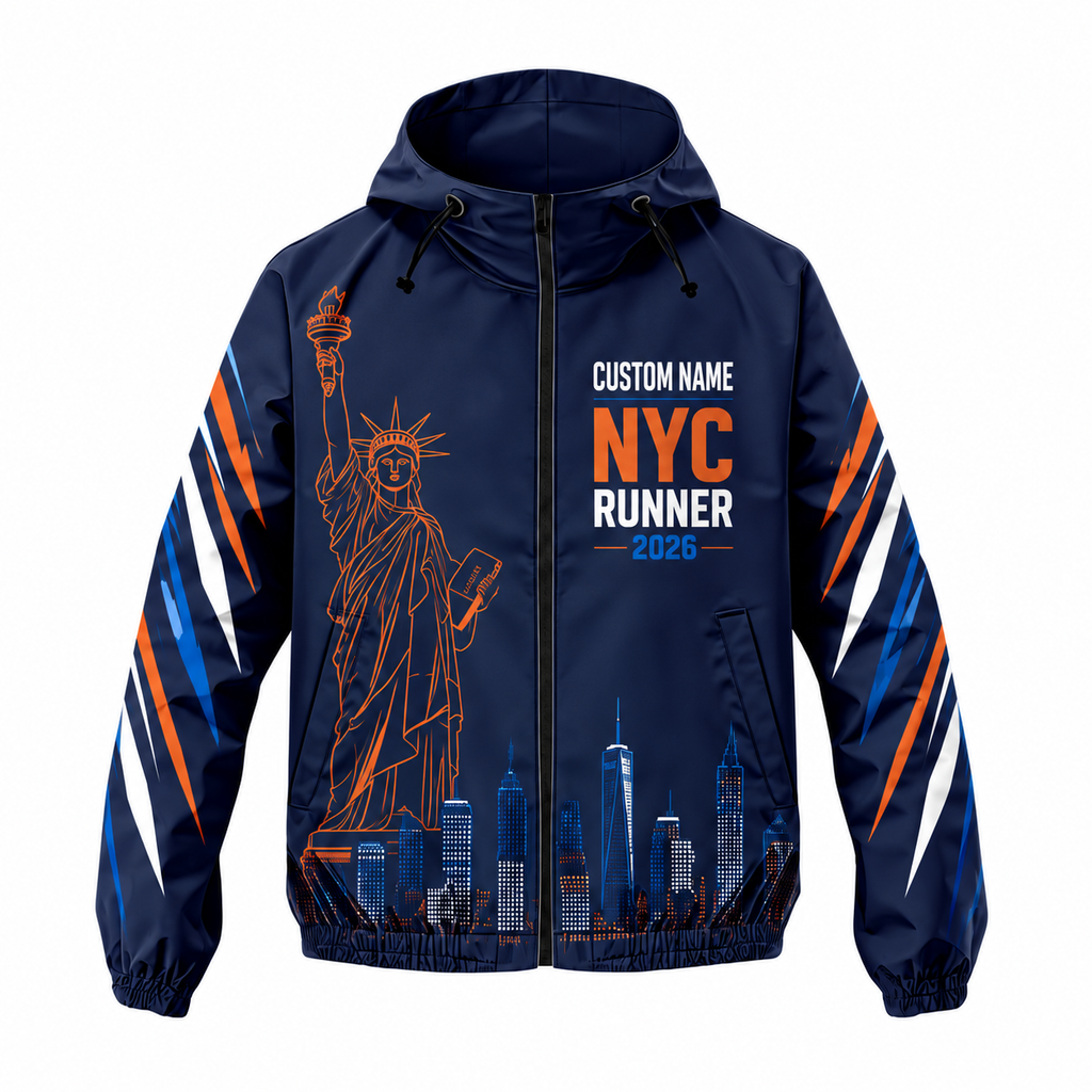 Custom Name Liberty City Runner Running Windbreaker Jacket