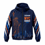 Custom Name Liberty City Runner Running Windbreaker Jacket