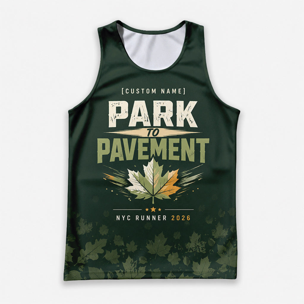 Central Park Greenery The NYC Race Day Running Tank Top