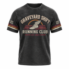 Graveyard Shift Running Club Halloween Tech Running T-Shirt