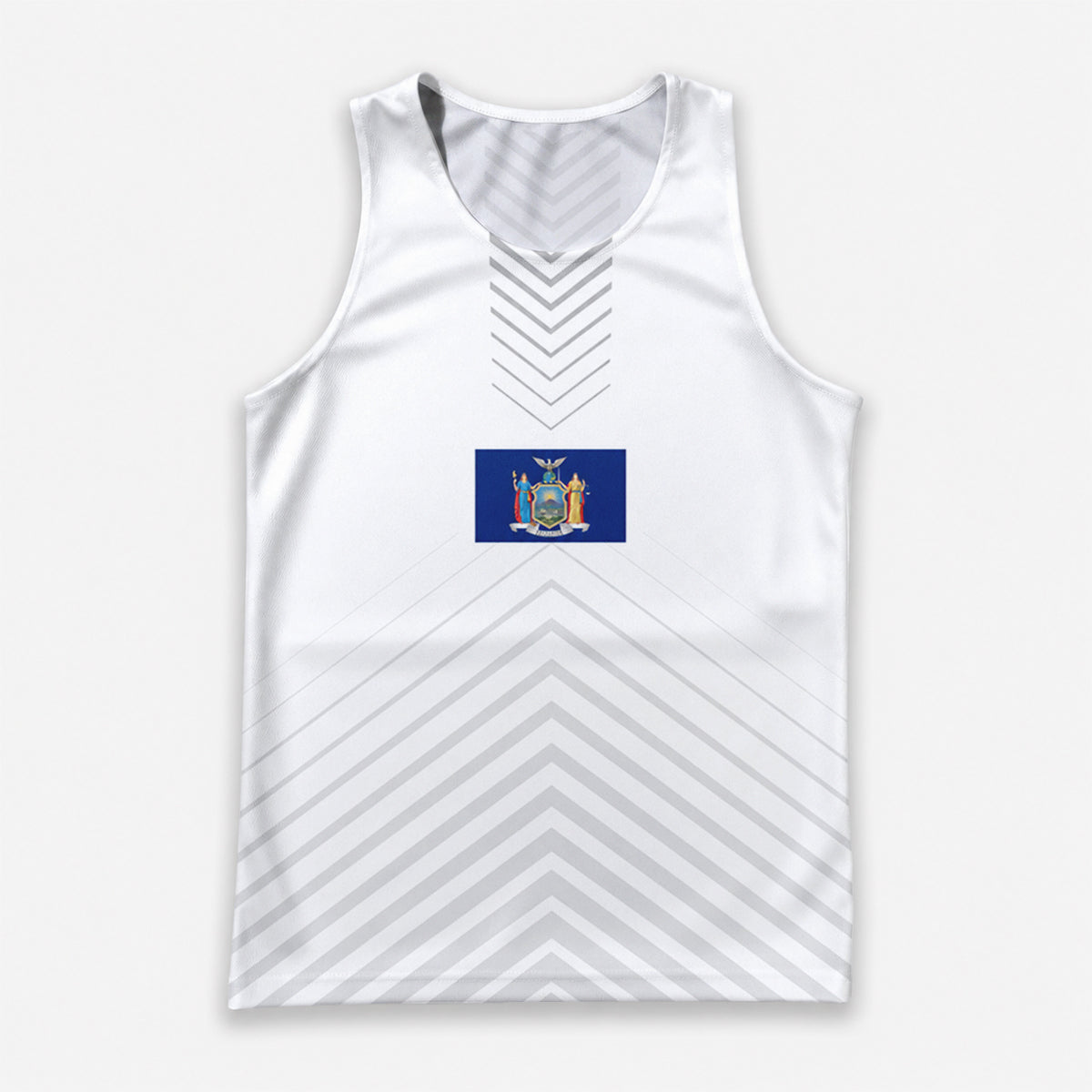 New York Running Tank Top New York State Flag Running Singlet for Men and Women
