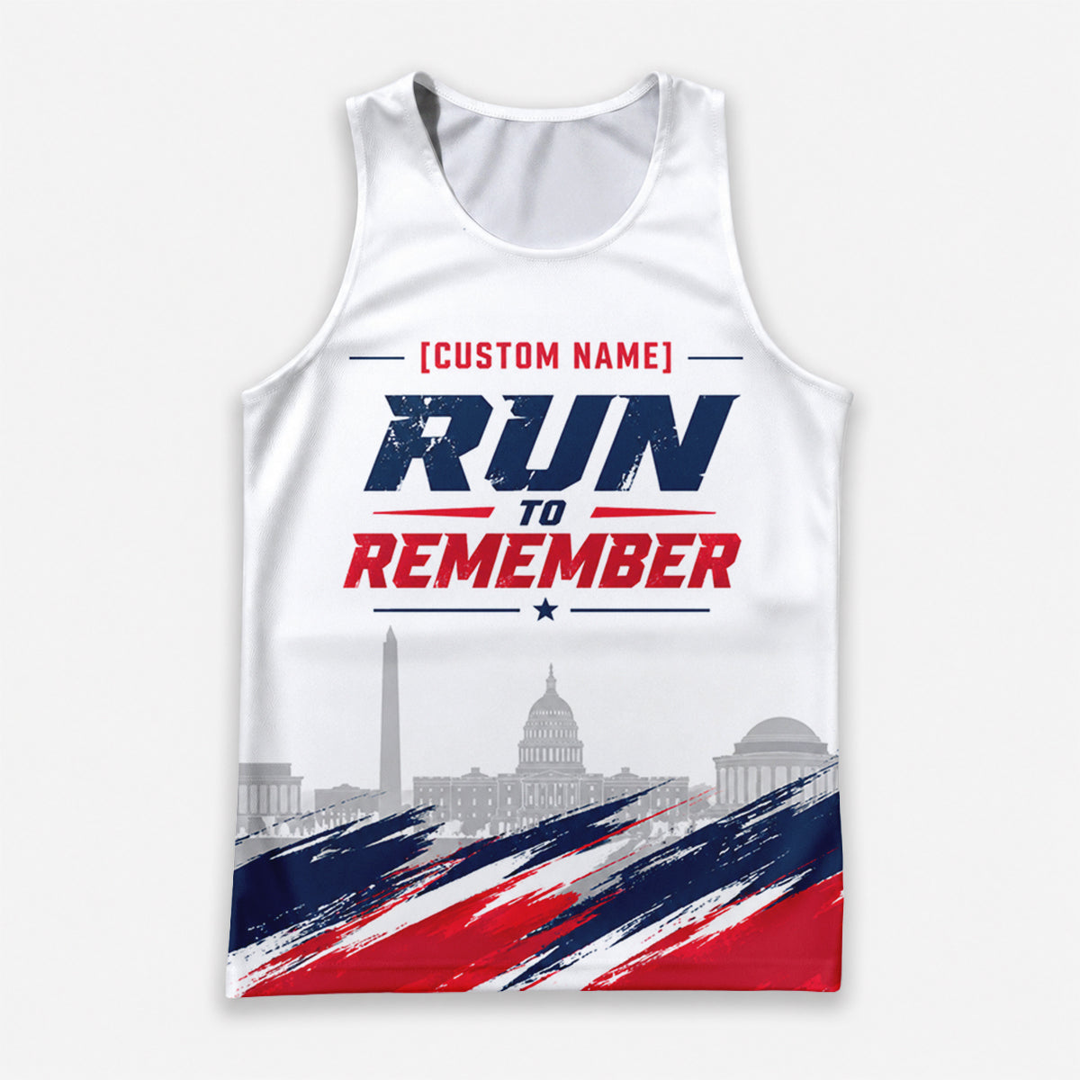 Run To Remember The Marine Corp Race Day Running Tank Top