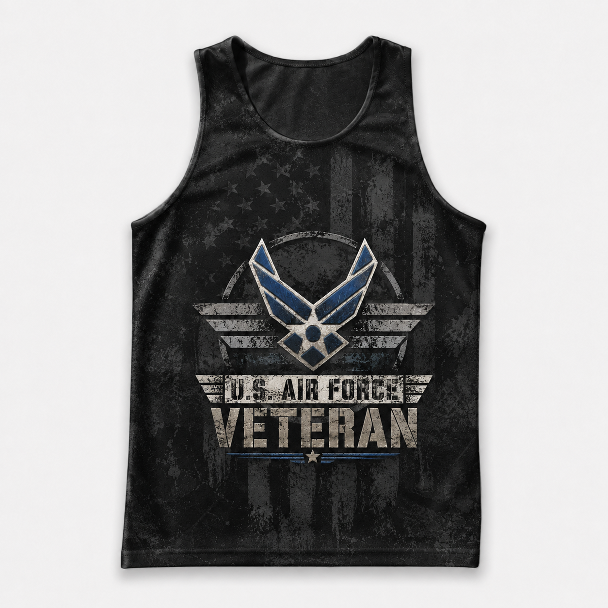 Veteran Running Tank Top - US Air Force Veteran V5 Tech Singlet