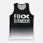 Cancer Fighter Running Tank Top FU Cancer Running Singlet for Men and Women