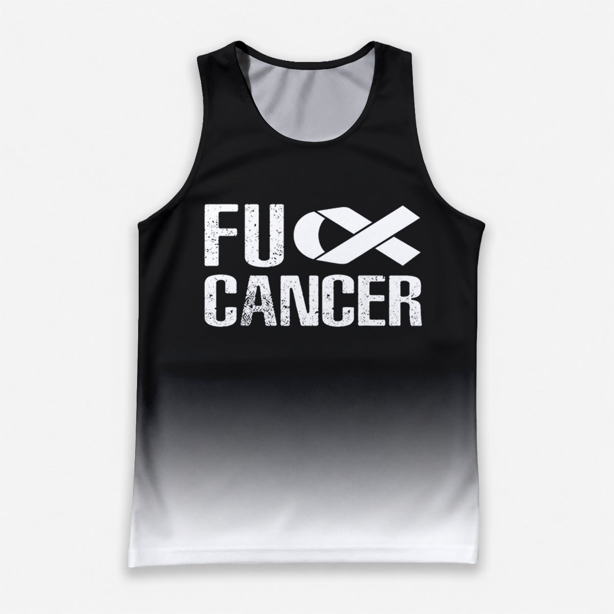 Cancer Fighter Running Tank Top FU Cancer Running Singlet for Men and Women