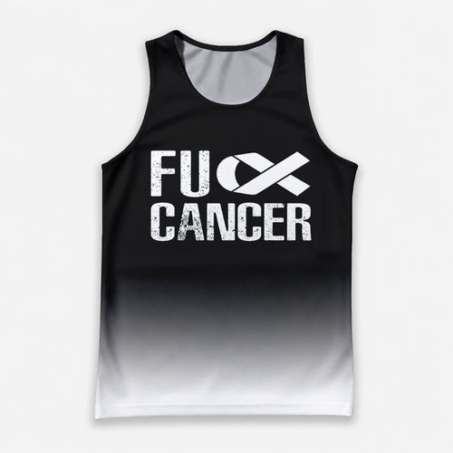 Cancer Fighter Running Tank Top FU Cancer Running Singlet for Men and Women