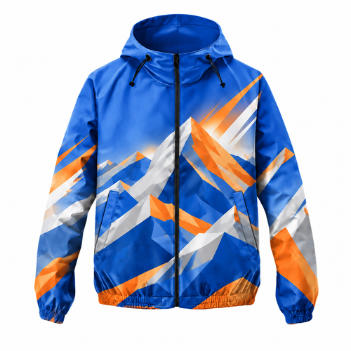 Custom Name State Summit Push Running Windbreaker Jacket