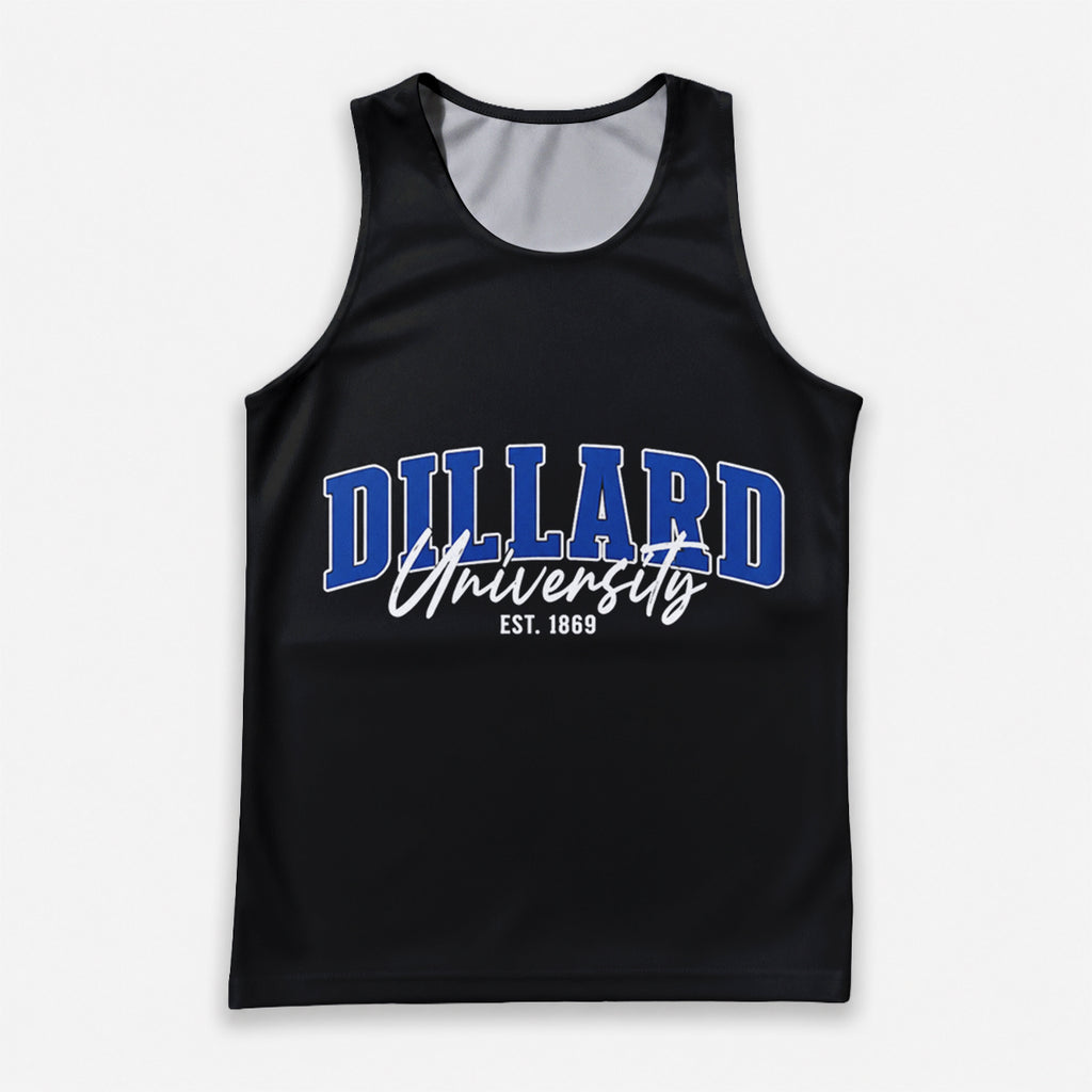 HBCU Running Tank Top Dillard University Running Singlet for Men and Women