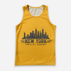 Taxi Yellow Cityscape New York Running Tank Top