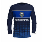 New Hampshire State Pride Long Sleeve Running T-Shirt