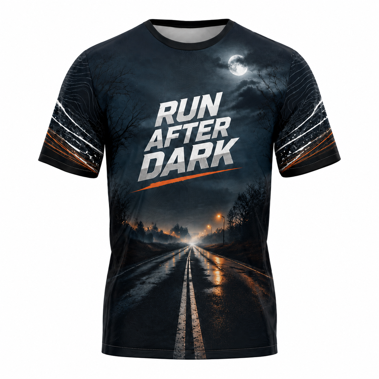 Run After Dark Halloween Tech Running T-Shirt