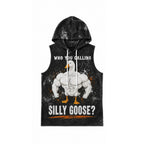 Who You calling Silly Goose Men's Workout Hooded Tank Top