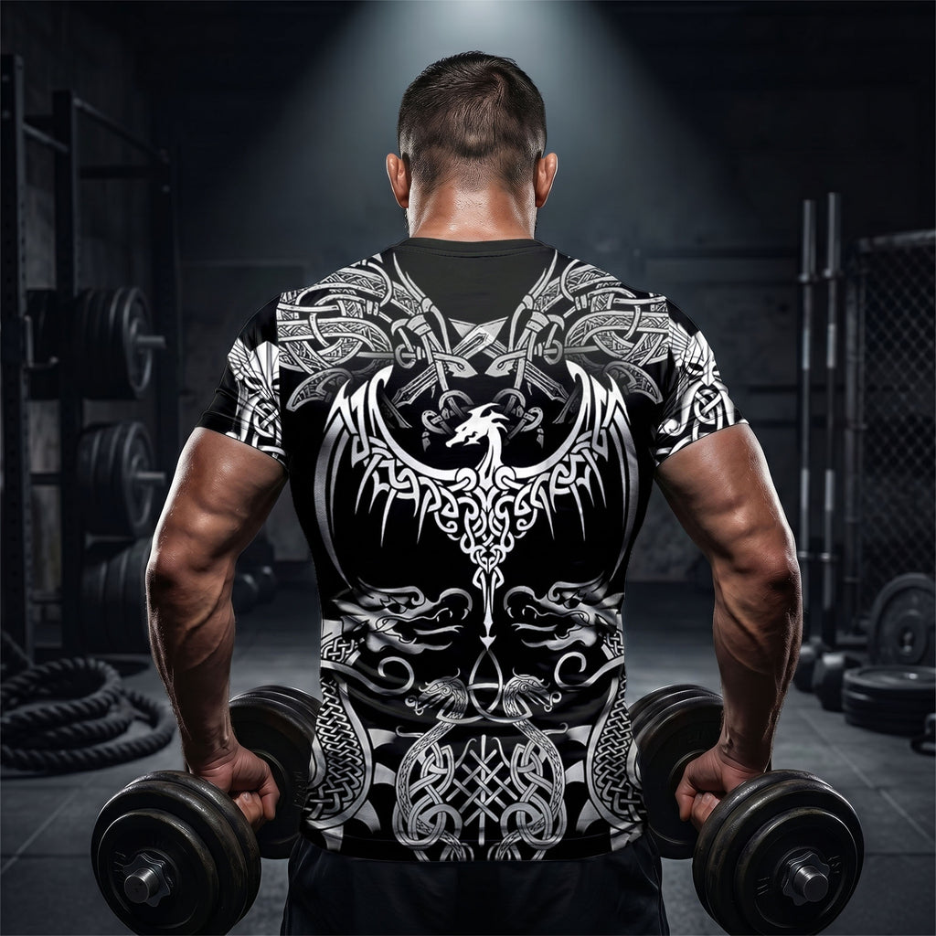 Viking Dragon BJJ Rash Guard